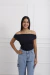 Blusa Feminina Ombro a Ombro na internet