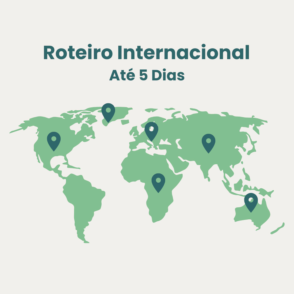 Roteiro de Viagem Personalizado Internacional – Até 5 Dias