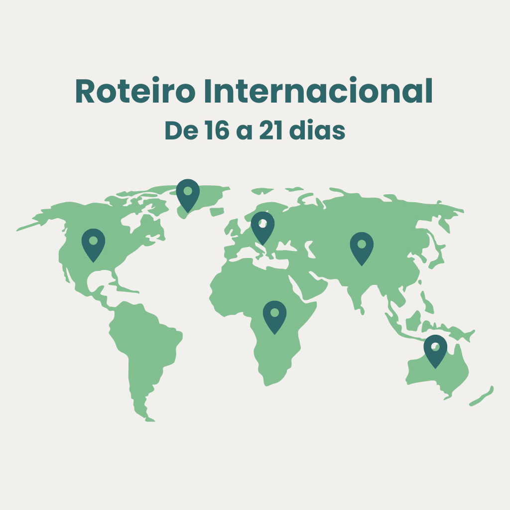 Roteiro de Viagem Personalizado Internacional – 16 a 21 Dias