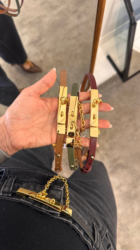 Cinto Talita couro AMPL BRAND - comprar online