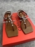 Flat Carrano couro castanho