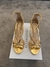 Sandália Cecconello ouro salto fino - comprar online