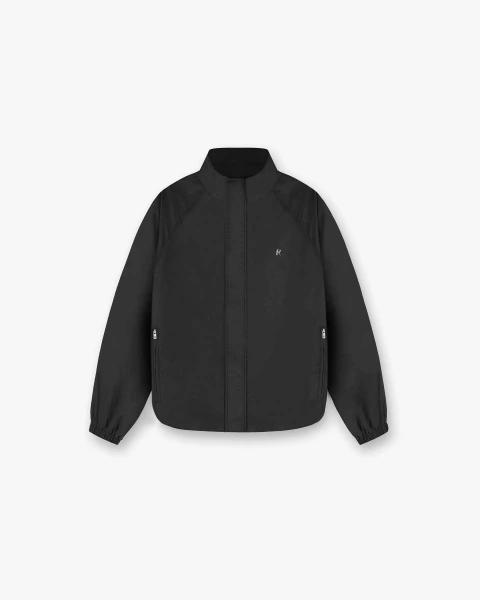 Funnel Neck Jacket - Black