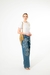 T-SHIRT MALHA FLOR BORDADA - comprar online