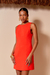 VESTIDO DECOTE COSTAS LAÇO VERMELHO - comprar online