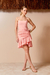 VESTIDO CURTO PALA DRAPEADA - loja online