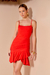 VESTIDO CURTO PALA DRAPEADA - Peonnia Multimarcas