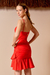 VESTIDO CURTO PALA DRAPEADA - comprar online