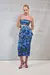 SAIA MIDI FIORELLA FIORE NERO - comprar online