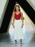BLUSA TOP CORSET VERMELHO BURNING - comprar online