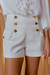 SHORT SARJA BOTAO OFF WHITE - comprar online