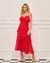 VESTIDO JABOT VERMELHO STEP