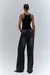 CALCA JEANS PERNA RETA BLACK na internet