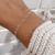 Pulseira Elo Coração Prata 925 - PU008