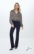 Jaqueta Bomber Estampa Pied de poule- Flor de Lis - comprar online