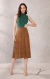 Saia Tricô Midi desenho quadrados - Versoult - comprar online