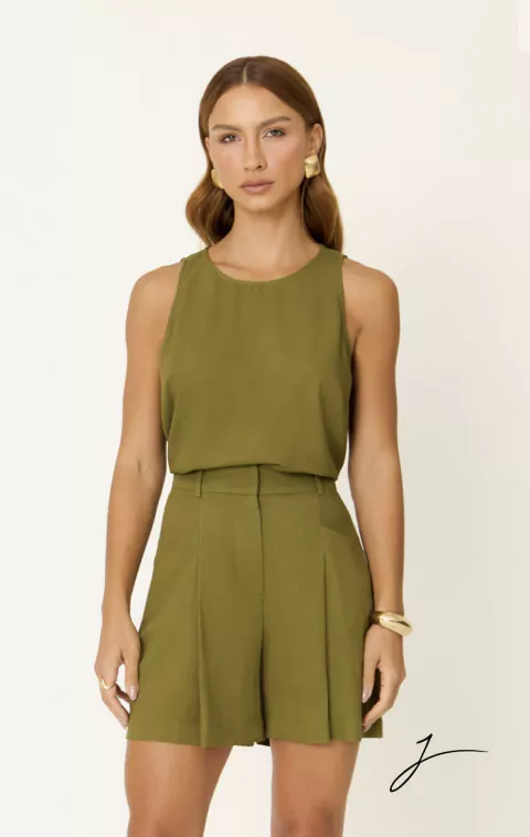 Short De Alfaiataria - Carlota Costa by Simone Gomes - comprar online