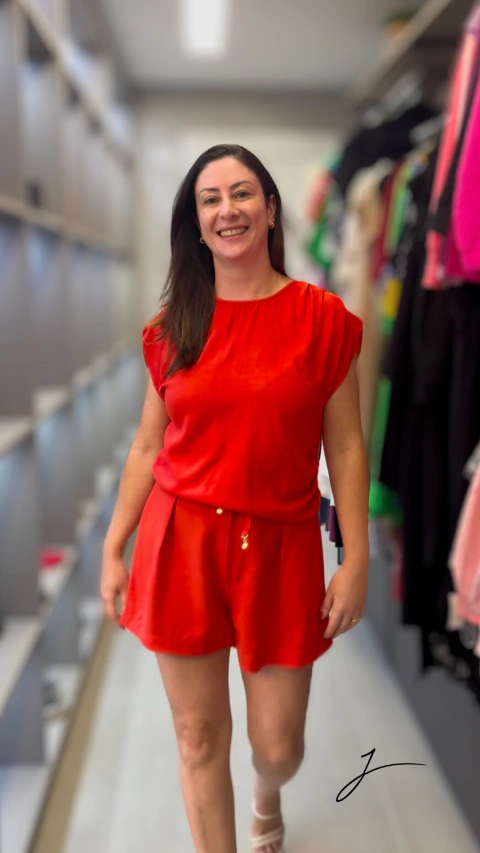 Conjunto Alfaiataria Short e Blusa - loja online