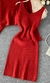 Conjunto Vestido Midi Carmela Vermelho na internet