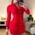 Vestido Midi Ávila Vermelho
