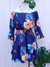 Vestido Evasê Floral M