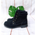 Bota Coturno Mooncity Nobuck Preto Nº37 - Brechó Lifespan