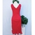 Vestido Vermelho Vintage Retrô P/M na internet