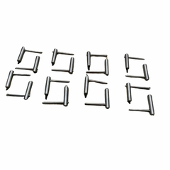 Batedor de Ilhós N° 45 em inox (acompanha 2 tiras em couro de 0,10cm por 0,13mm )