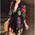 Vestido Estampado de Manga Comprida Feminino - loja online