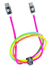 CABLE MOBO RAINBOY TIPO C A TIPO C, 60 WATTS SOPORTE MAXIMO, COLORES, CUBIERTA DE NYLON - Walu