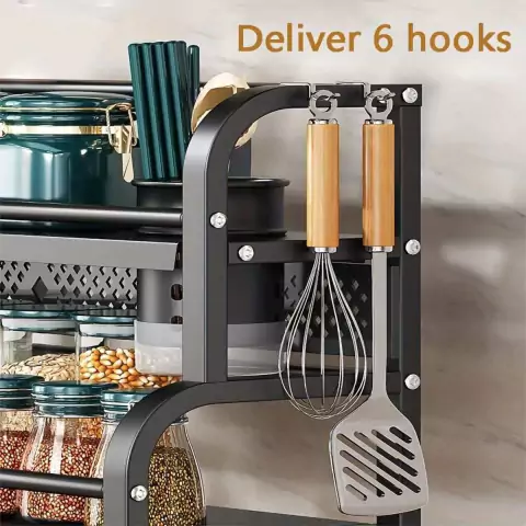 Estante organizador para cocina de dos niveles