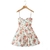 Vestido corto de fiesta estampado floral - tienda en línea
