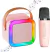 Set mini bocina con luz