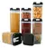 Kit 7 piezas de almacenamientos semillas y cereales en internet