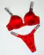 Coordinado Victoria Secret tanga y bra pedreria
