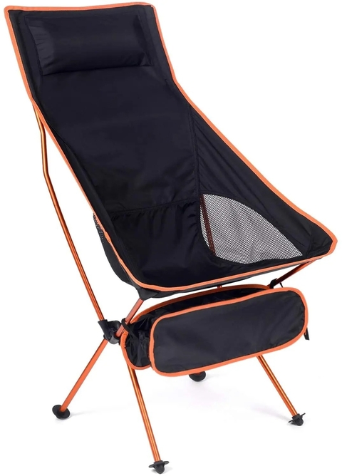 Silla de Camping portátil para exteriores, asiento plegable de tela Oxford para acampar