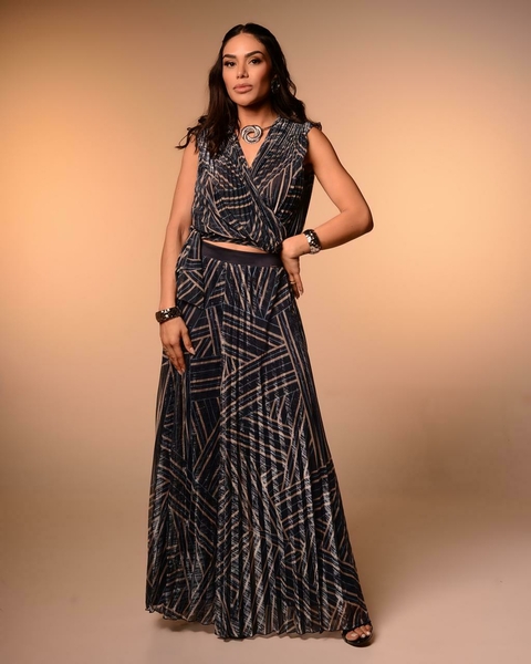 CONJUNTO NANETTE CALÇA PALAZZO + TOP