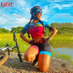 Macaquinho de Ciclismo Feminino Kafitt