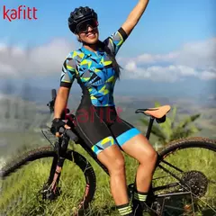 Imagem do Macaquinho de Ciclismo Feminino Kafitt
