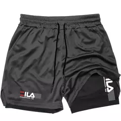 Short Masculino Corrida 2 em 1 Fila - Esportes Premium