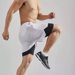 Short Masculino Corrida 2 em 1 Fila - Esportes Premium