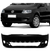 Parachoque Dianteiro Volkswagen Fox 2011 A 2014 Preto Liso