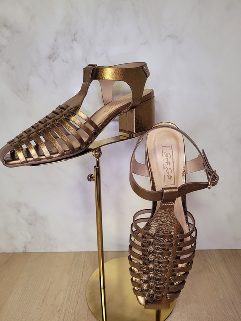 santo salto sandalia salto bloco bronze 50249.1359s51