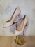 santo salto peep toe creme 6492 - comprar online
