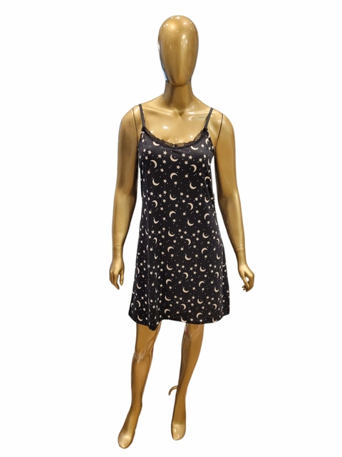 camisola feminina alça suede constelação