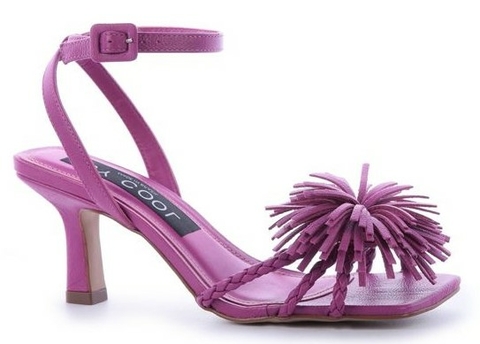 By Cool Sandália Salto Pink Penelope