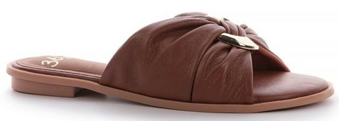 365 Flat Nude Fivela Dourada