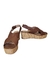 Anabela 30145.903v25 chocolate salto ráfia - comprar online