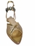 Ferrucci 24207-07LA sandália tela dourada com pedras - SANTO SALTO STORE