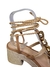Ferrucci 24218-05CA Sandália salto corda amarrar - comprar online